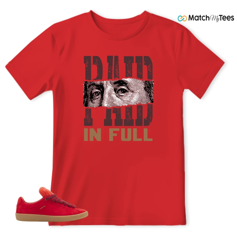 LANVIN X FUTURE CURB 3.0 LEATHER MEN SNEAKERS Matching Tees t-shirt