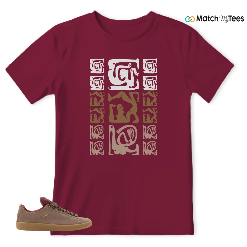 LANVIN X FUTURE CURB 3.0 LEATHER MEN SNEAKERS Matching Tees t-shirt