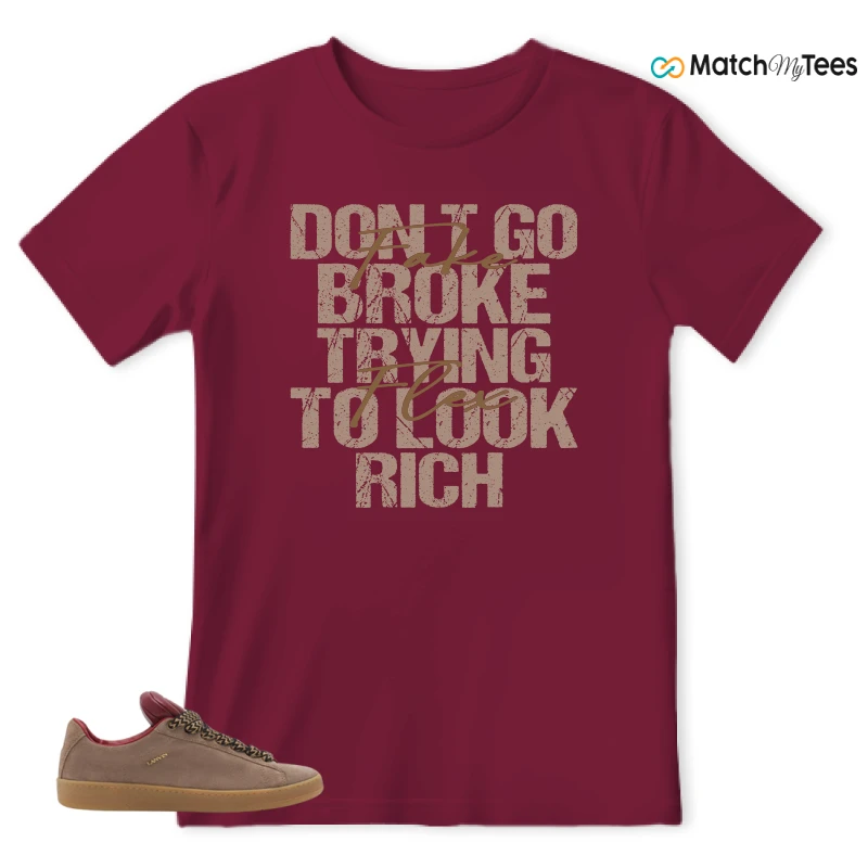 LANVIN X FUTURE CURB 3.0 LEATHER MEN SNEAKERS Matching Tees t-shirt