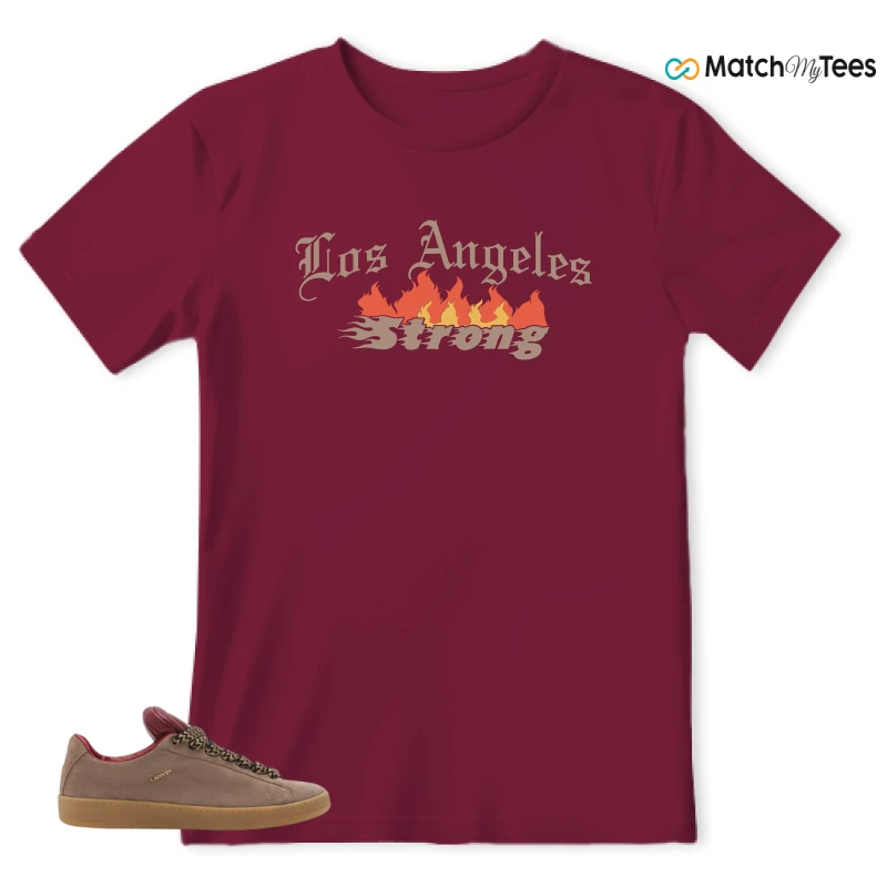 LANVIN X FUTURE CURB 3.0 LEATHER MEN SNEAKERS Matching Tees t-shirt