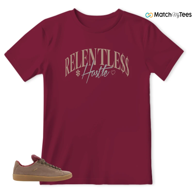 LANVIN X FUTURE CURB 3.0 LEATHER MEN SNEAKERS Matching Tees t-shirt
