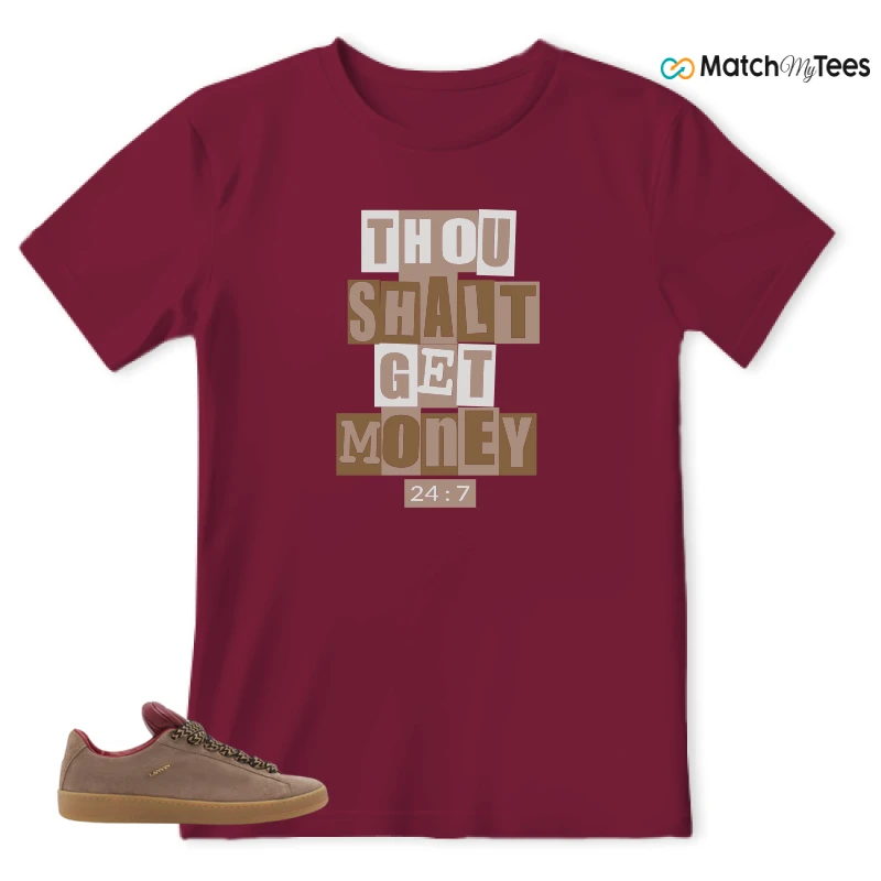 LANVIN X FUTURE CURB 3.0 LEATHER MEN SNEAKERS Matching Tees t-shirt