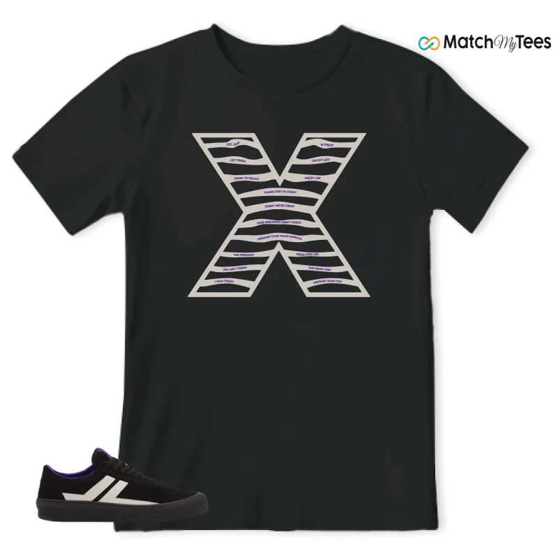 LANVIN X FUTURE LEATHER CASH MEN SNEAKERS Matching Tees t-shirt