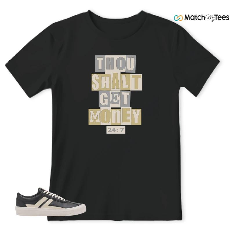 LANVIN X FUTURE LEATHER CASH MEN SNEAKERS Matching Tees t-shirt