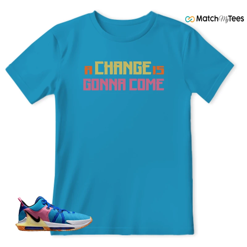 LEBRON WITNESS 7: LEBRON JAMES X NIKE LEBRON WITNESS TEAM RED/JADE SNEAKER Matching Tees t-shirt