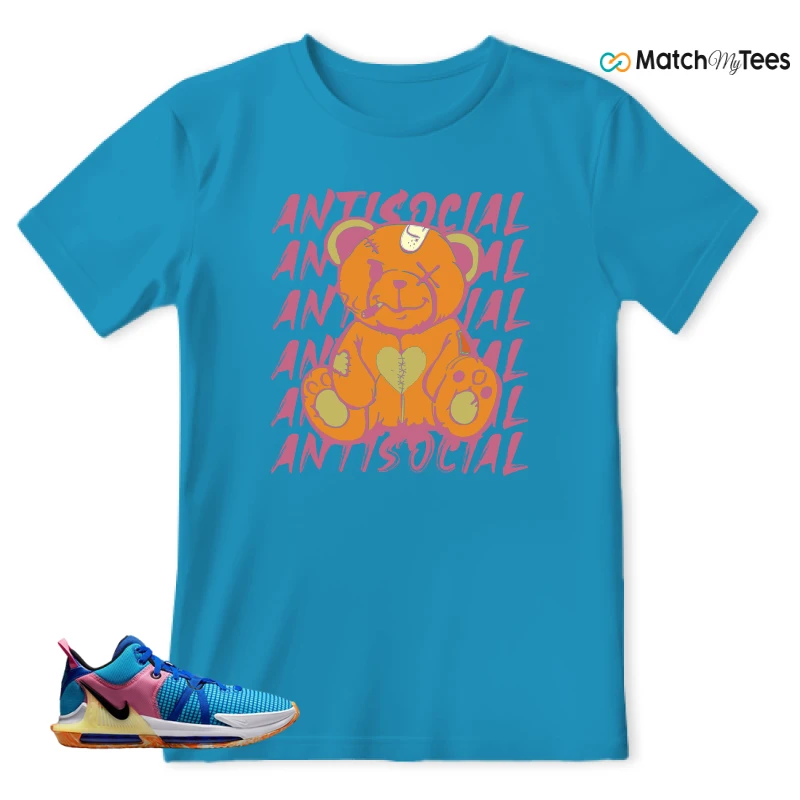 LEBRON WITNESS 7: LEBRON JAMES X NIKE LEBRON WITNESS TEAM RED/JADE SNEAKER Matching Tees T-shirt for Men
