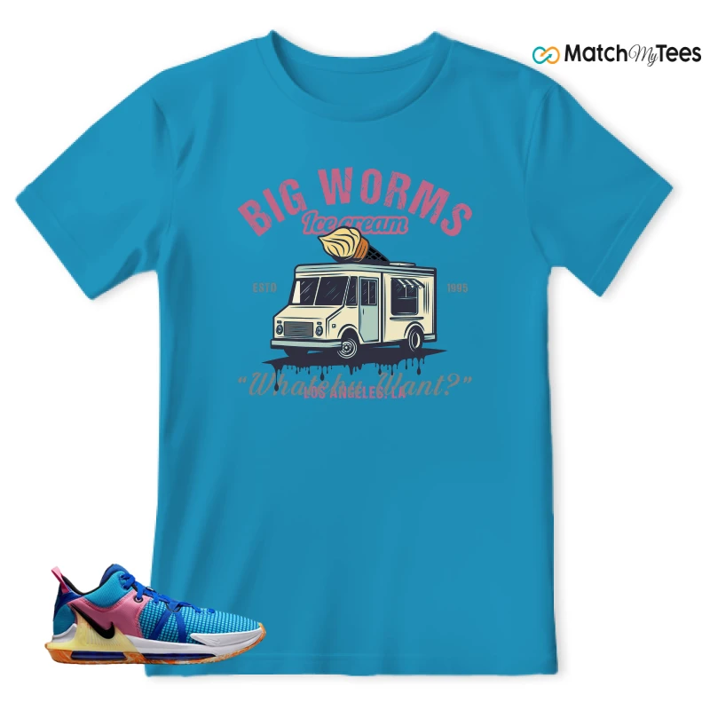 LEBRON WITNESS 7: LEBRON JAMES X NIKE LEBRON WITNESS TEAM RED/JADE SNEAKER Matching Tees t-shirt