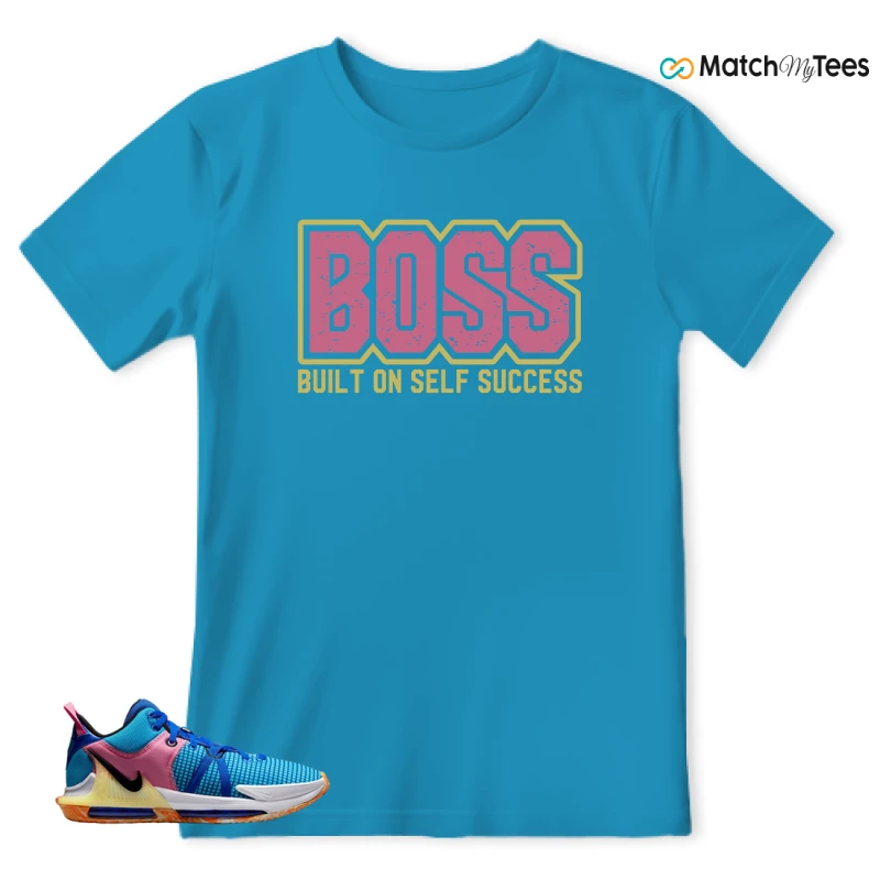 LEBRON WITNESS 7: LEBRON JAMES X NIKE LEBRON WITNESS TEAM RED/JADE SNEAKER Matching Tees t-shirt