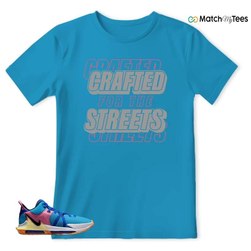 LEBRON WITNESS 7: LEBRON JAMES X NIKE LEBRON WITNESS TEAM RED/JADE SNEAKER Matching Tees t-shirt