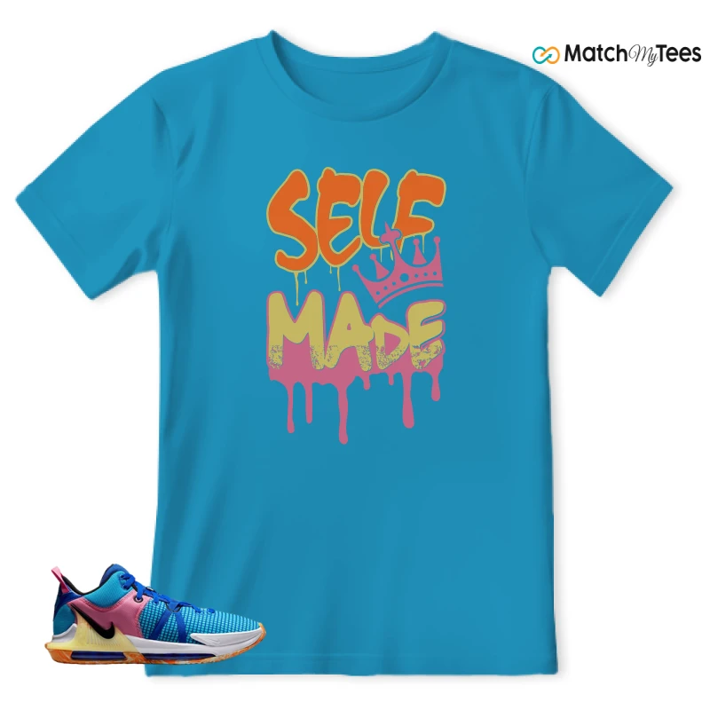 LEBRON WITNESS 7: LEBRON JAMES X NIKE LEBRON WITNESS TEAM RED/JADE SNEAKER Matching Tees t-shirt