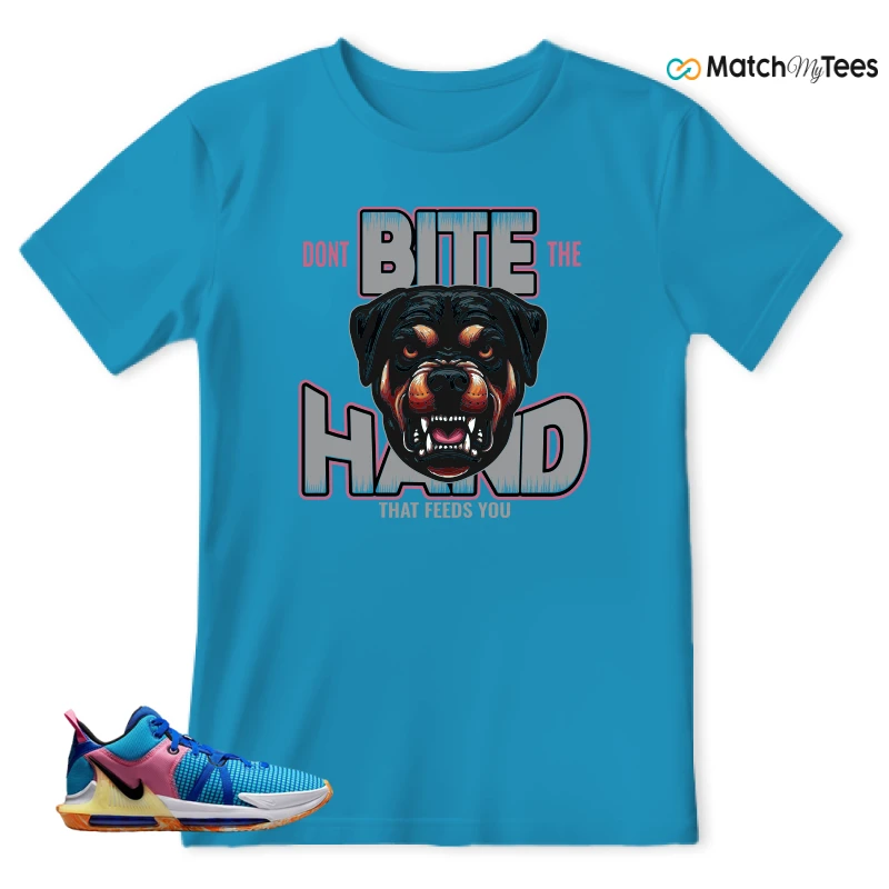 LEBRON WITNESS 7: LEBRON JAMES X NIKE LEBRON WITNESS TEAM RED/JADE SNEAKER Matching Tees t-shirt