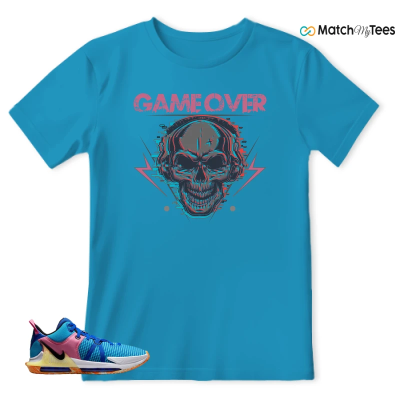 LEBRON WITNESS 7: LEBRON JAMES X NIKE LEBRON WITNESS TEAM RED/JADE SNEAKER Matching Tees t-shirt