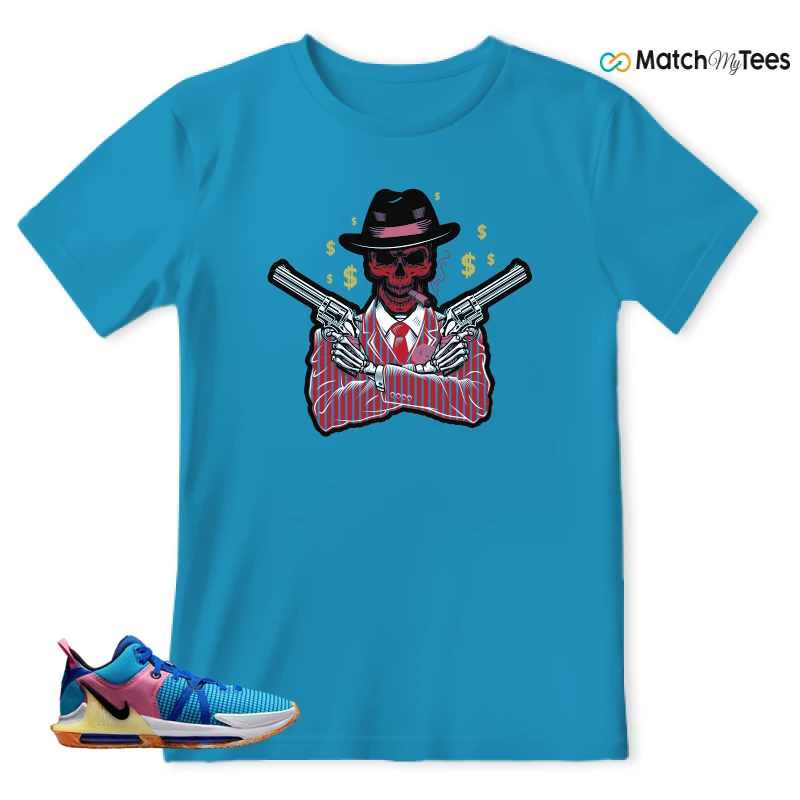 LEBRON WITNESS 7: LEBRON JAMES X NIKE LEBRON WITNESS TEAM RED/JADE SNEAKER Matching Tees t-shirt