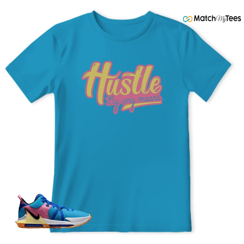 LEBRON WITNESS 7: LEBRON JAMES X NIKE LEBRON WITNESS TEAM RED/JADE SNEAKER Matching Tees t-shirt