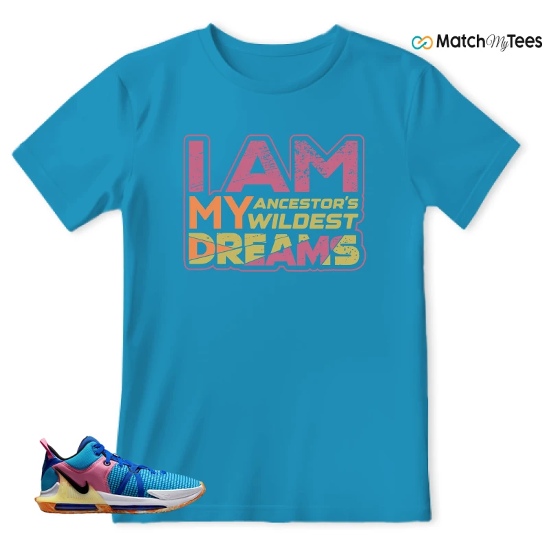 LEBRON WITNESS 7: LEBRON JAMES X NIKE LEBRON WITNESS TEAM RED/JADE SNEAKER Matching Tees t-shirt