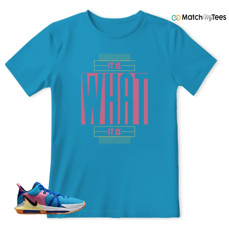 LEBRON WITNESS 7: LEBRON JAMES X NIKE LEBRON WITNESS TEAM RED/JADE SNEAKER Matching Tees t-shirt