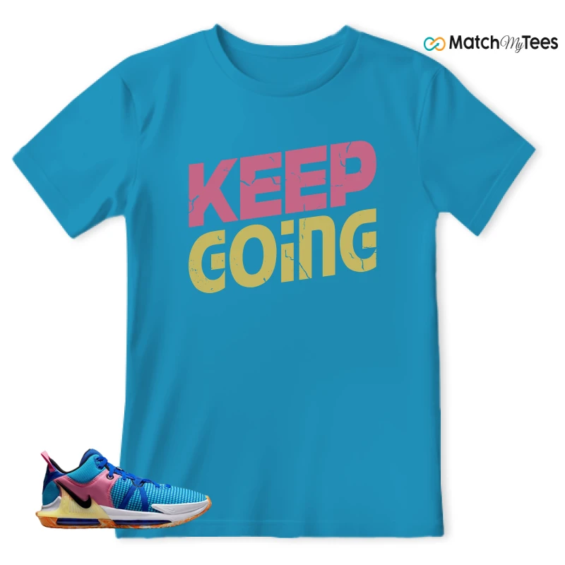 LEBRON WITNESS 7: LEBRON JAMES X NIKE LEBRON WITNESS TEAM RED/JADE SNEAKER Matching Tees T-shirt for Men