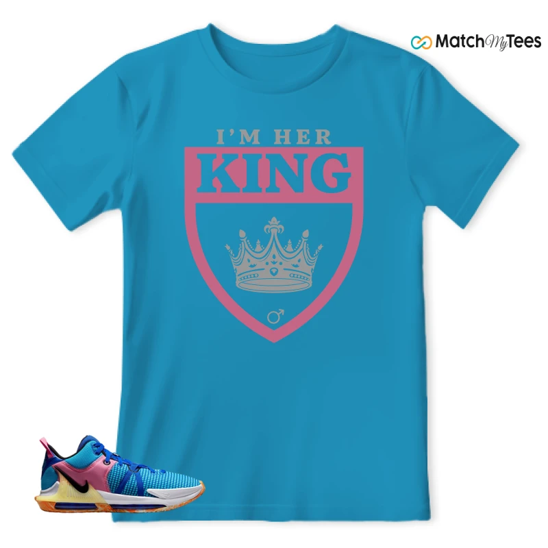 LEBRON WITNESS 7: LEBRON JAMES X NIKE LEBRON WITNESS TEAM RED/JADE SNEAKER Matching Tees T-shirt for Men