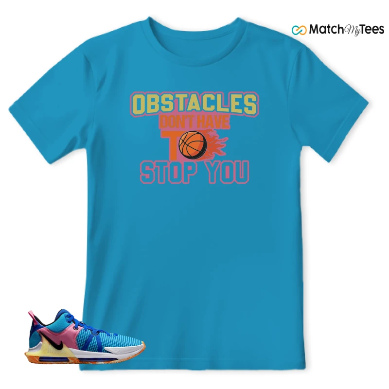 LEBRON WITNESS 7: LEBRON JAMES X NIKE LEBRON WITNESS TEAM RED/JADE SNEAKER Matching Tees t-shirt