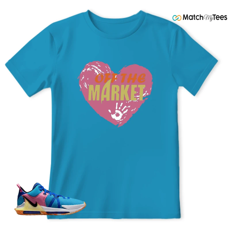 LEBRON WITNESS 7: LEBRON JAMES X NIKE LEBRON WITNESS TEAM RED/JADE SNEAKER Matching Tees t-shirt