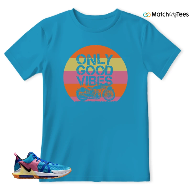 LEBRON WITNESS 7: LEBRON JAMES X NIKE LEBRON WITNESS TEAM RED/JADE SNEAKER Matching Tees t-shirt