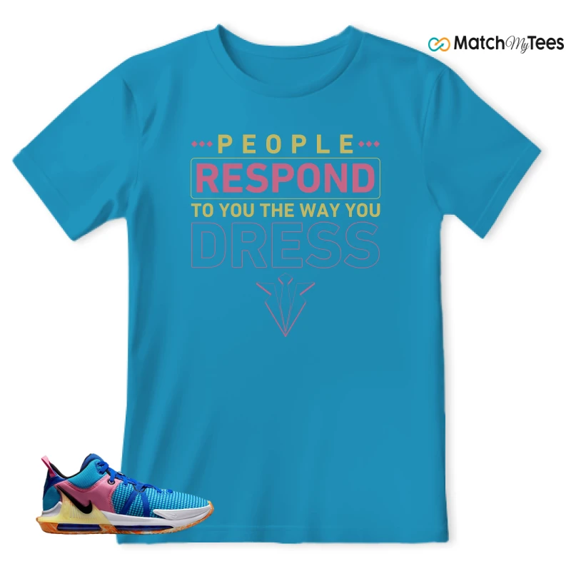LEBRON WITNESS 7: LEBRON JAMES X NIKE LEBRON WITNESS TEAM RED/JADE SNEAKER Matching Tees t-shirt