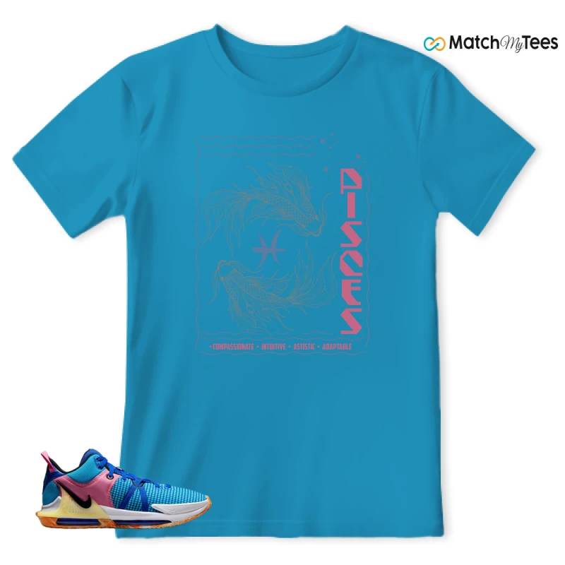 LEBRON WITNESS 7: LEBRON JAMES X NIKE LEBRON WITNESS TEAM RED/JADE SNEAKER Matching Tees t-shirt