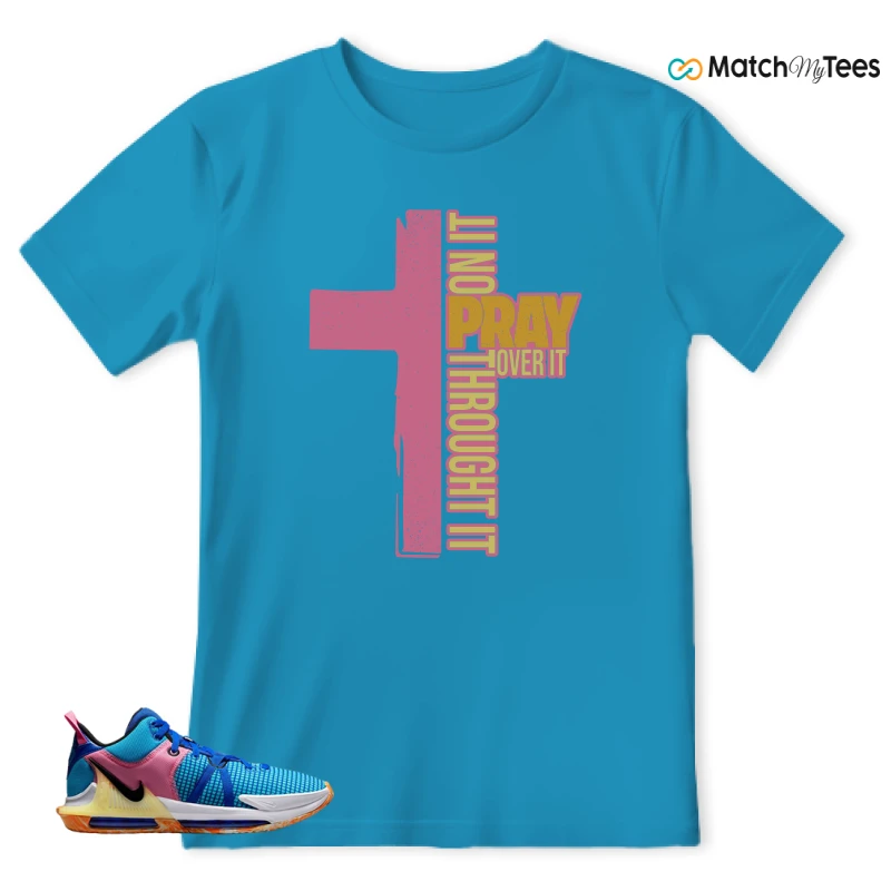 LEBRON WITNESS 7: LEBRON JAMES X NIKE LEBRON WITNESS TEAM RED/JADE SNEAKER Matching Tees T-shirt for Men