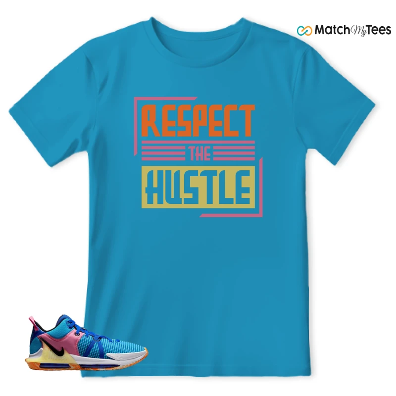 LEBRON WITNESS 7: LEBRON JAMES X NIKE LEBRON WITNESS TEAM RED/JADE SNEAKER Matching Tees t-shirt