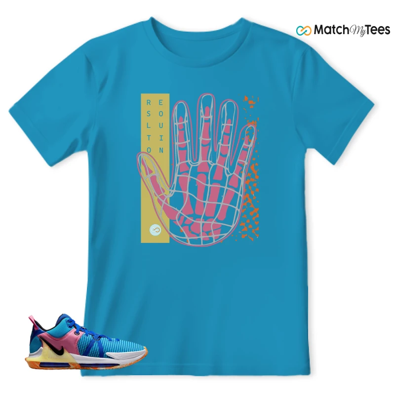 LEBRON WITNESS 7: LEBRON JAMES X NIKE LEBRON WITNESS TEAM RED/JADE SNEAKER Matching Tees T-shirt for Men