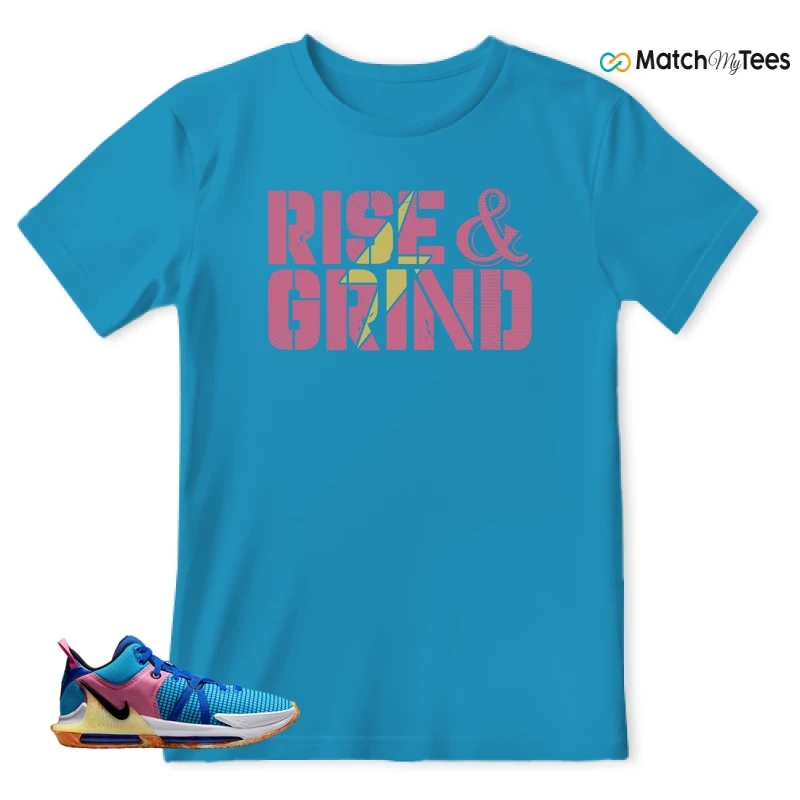 LEBRON WITNESS 7: LEBRON JAMES X NIKE LEBRON WITNESS TEAM RED/JADE SNEAKER Matching Tees t-shirt
