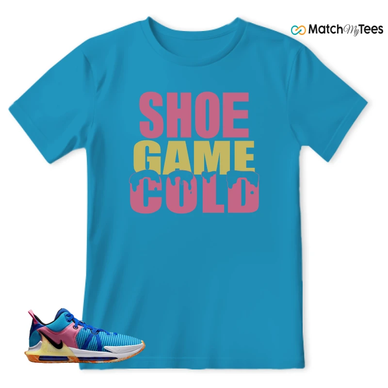 LEBRON WITNESS 7: LEBRON JAMES X NIKE LEBRON WITNESS TEAM RED/JADE SNEAKER Matching Tees t-shirt