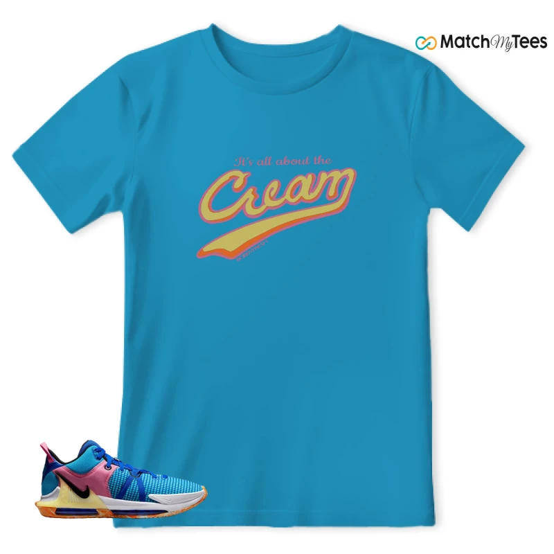 LEBRON WITNESS 7: LEBRON JAMES X NIKE LEBRON WITNESS TEAM RED/JADE SNEAKER Matching Tees t-shirt