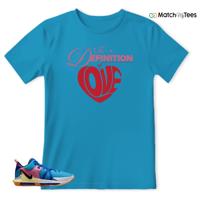 LEBRON WITNESS 7: LEBRON JAMES X NIKE LEBRON WITNESS TEAM RED/JADE SNEAKER Matching Tees t-shirt