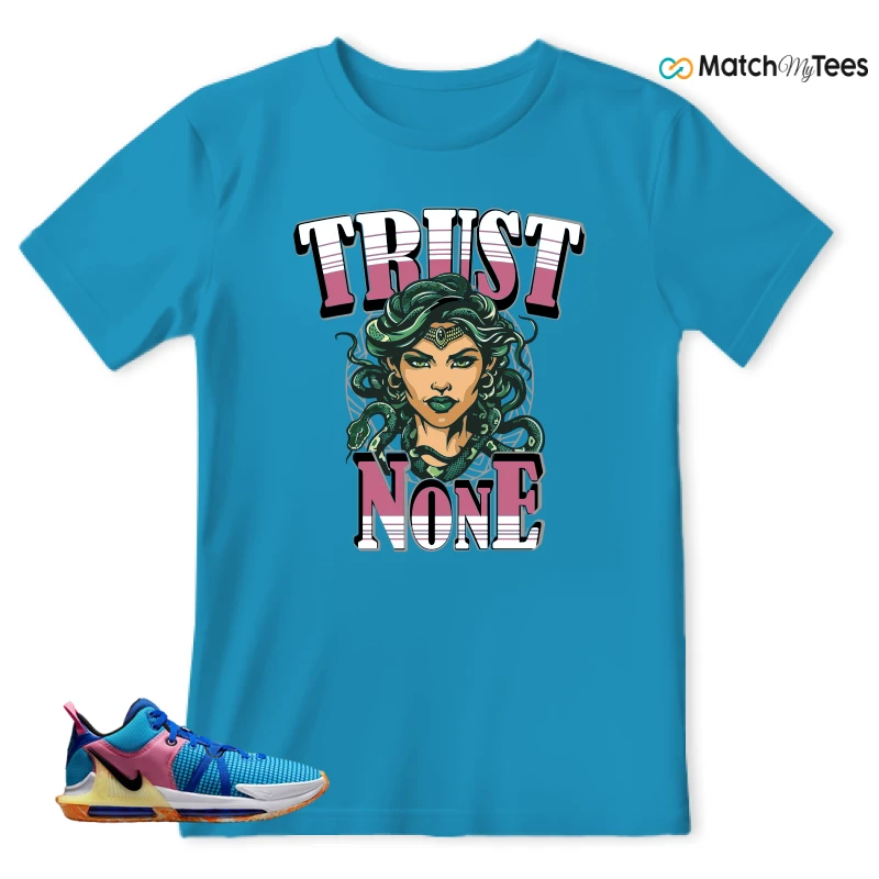 LEBRON WITNESS 7: LEBRON JAMES X NIKE LEBRON WITNESS TEAM RED/JADE SNEAKER Matching Tees t-shirt
