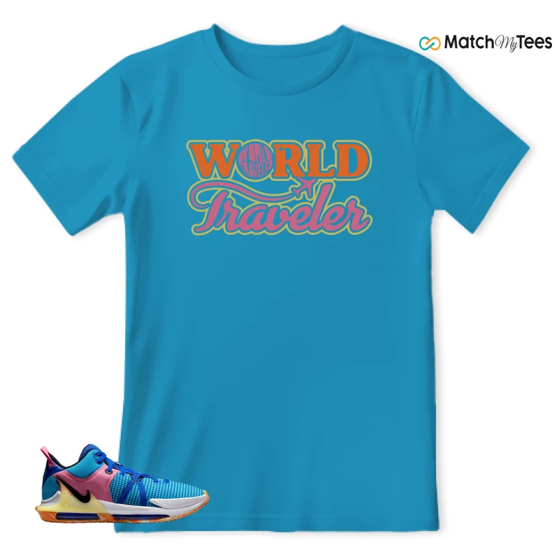 LEBRON WITNESS 7: LEBRON JAMES X NIKE LEBRON WITNESS TEAM RED/JADE SNEAKER Matching Tees t-shirt
