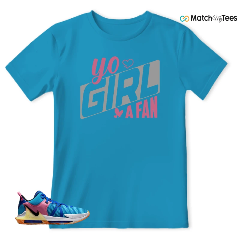 LEBRON WITNESS 7: LEBRON JAMES X NIKE LEBRON WITNESS TEAM RED/JADE SNEAKER Matching Tees t-shirt