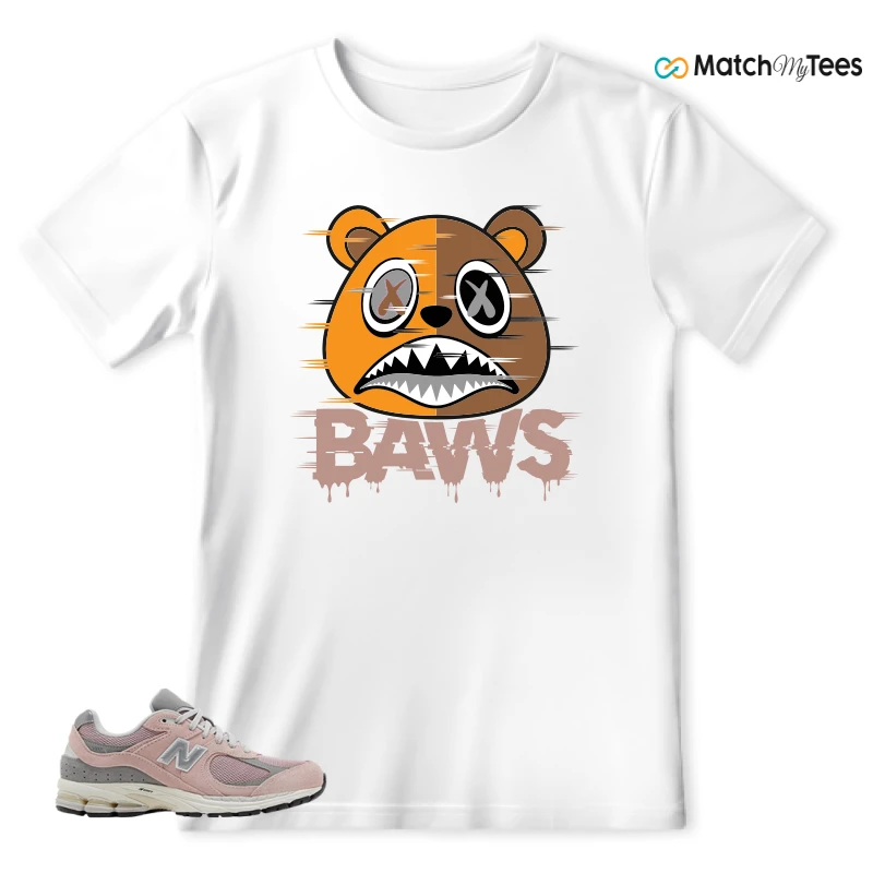 NEW BALANCE 2002R ORB PINK SNEAKER MATCHING Matching Tees t-shirt