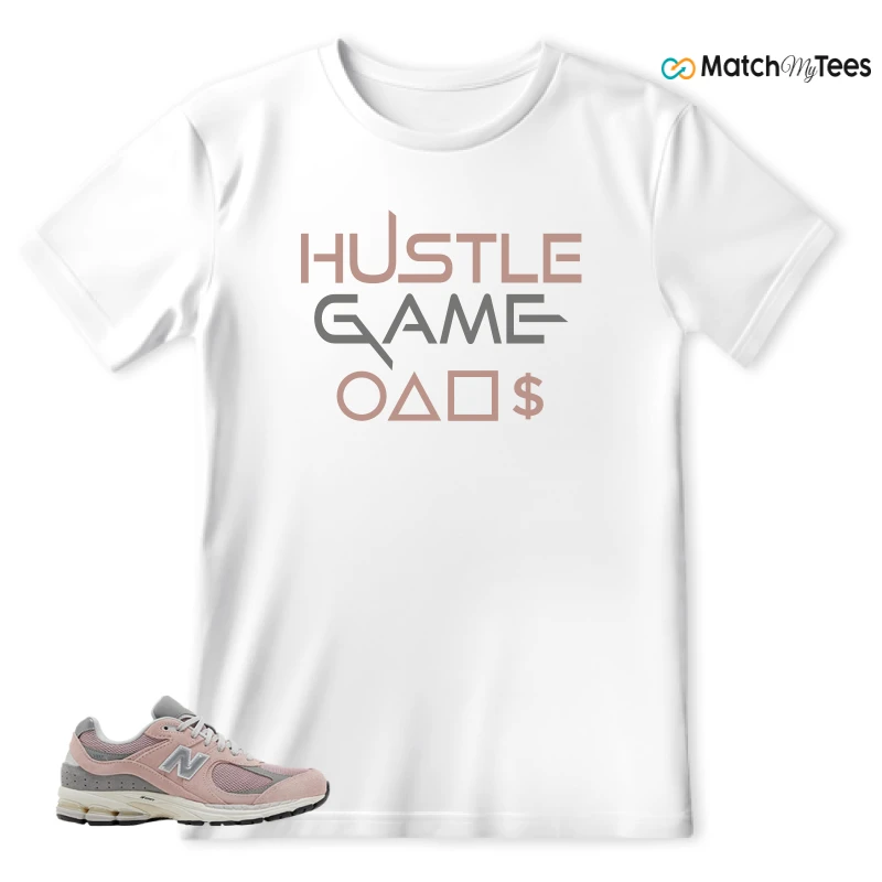 NEW BALANCE 2002R ORB PINK SNEAKER MATCHING Matching Tees t-shirt