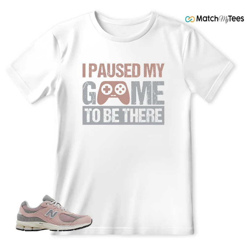 NEW BALANCE 2002R ORB PINK SNEAKER MATCHING Matching Tees t-shirt