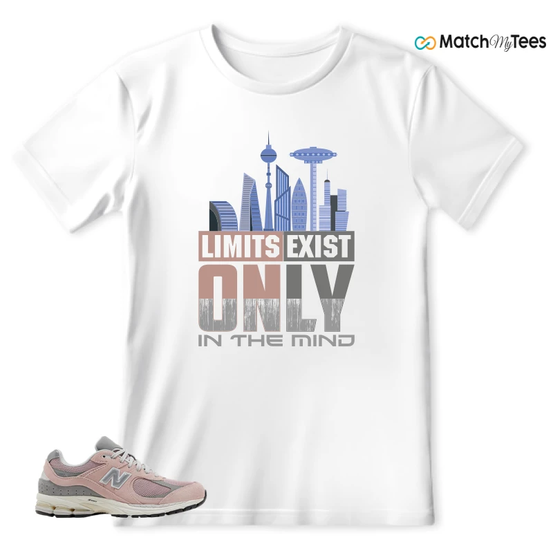 NEW BALANCE 2002R ORB PINK SNEAKER MATCHING Matching Tees t-shirt