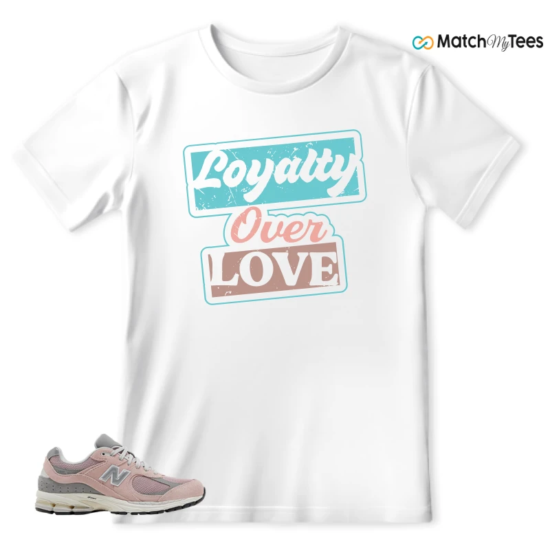 NEW BALANCE 2002R ORB PINK SNEAKER MATCHING Matching Tees t-shirt