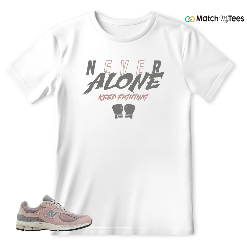 NEW BALANCE 2002R ORB PINK SNEAKER MATCHING Matching Tees T-shirt for Men