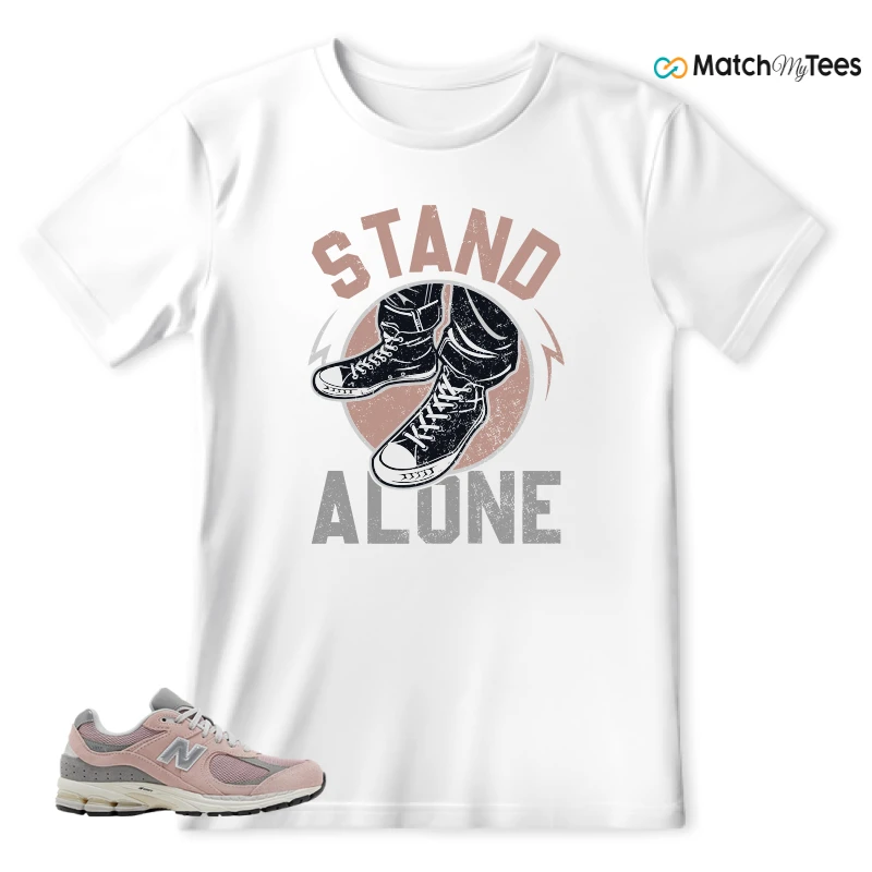 NEW BALANCE 2002R ORB PINK SNEAKER MATCHING Matching Tees t-shirt