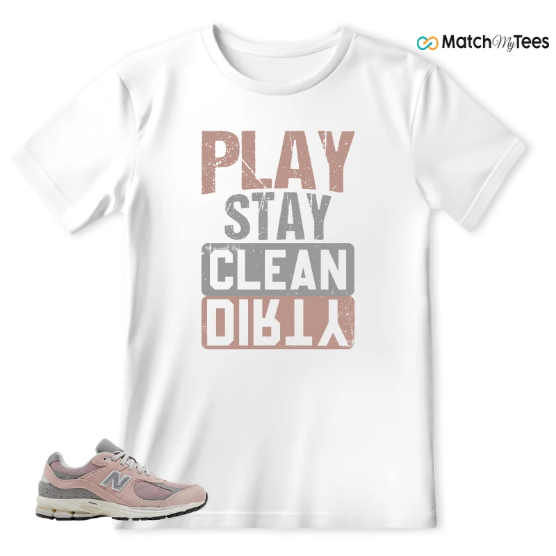 NEW BALANCE 2002R ORB PINK SNEAKER MATCHING Matching Tees t-shirt