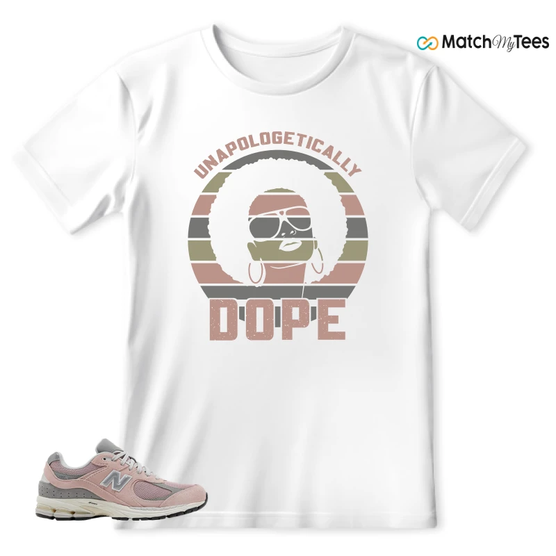 NEW BALANCE 2002R ORB PINK SNEAKER MATCHING Matching Tees t-shirt