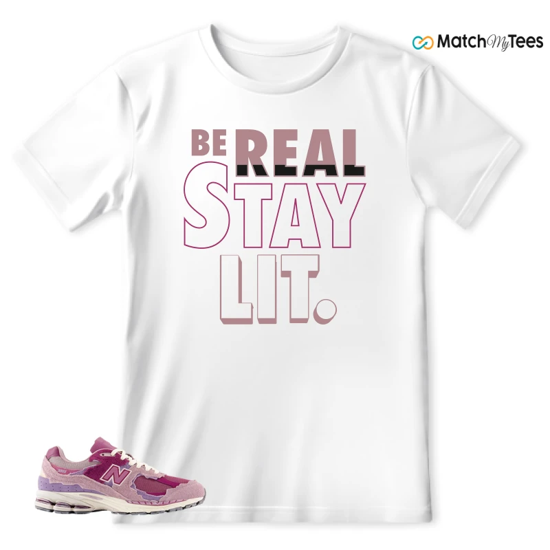 NEW BALANCE 2002R PROTECTION PACK PINK SNEAKER Matching Tees t-shirt