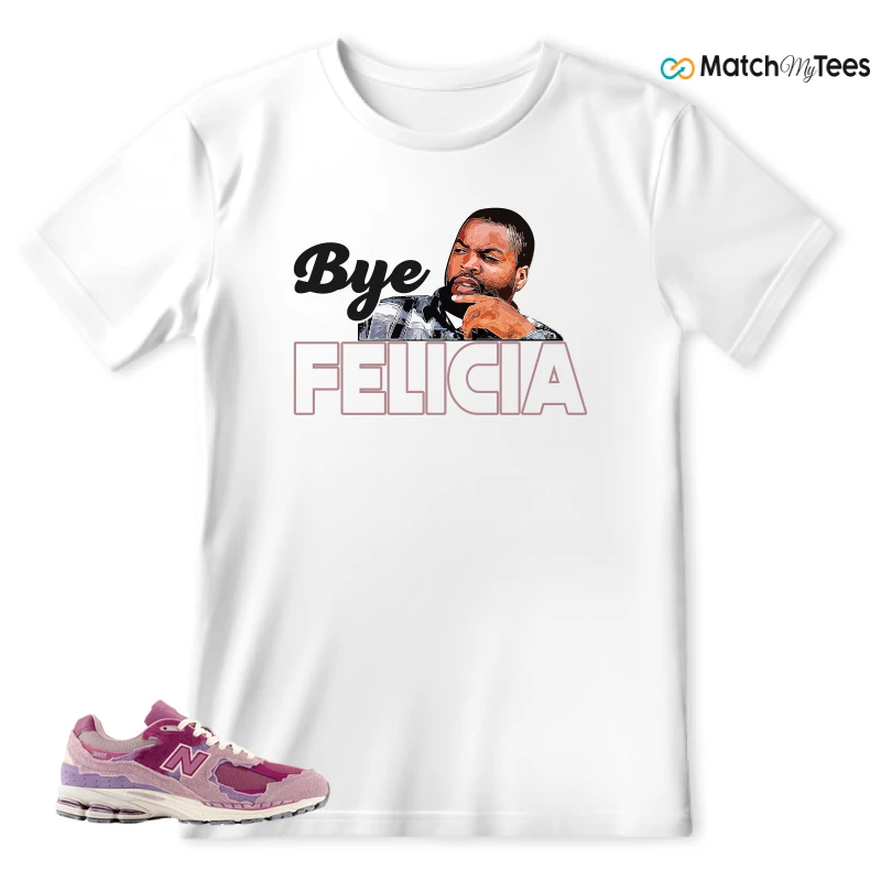 NEW BALANCE 2002R PROTECTION PACK PINK SNEAKER Matching Tees t-shirt