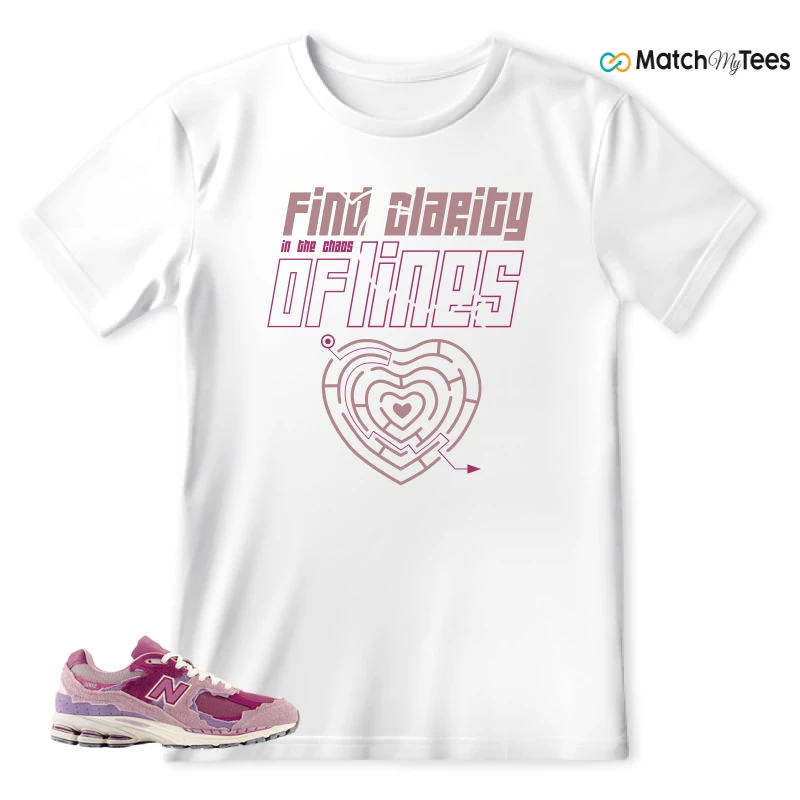 NEW BALANCE 2002R PROTECTION PACK PINK SNEAKER Matching Tees t-shirt