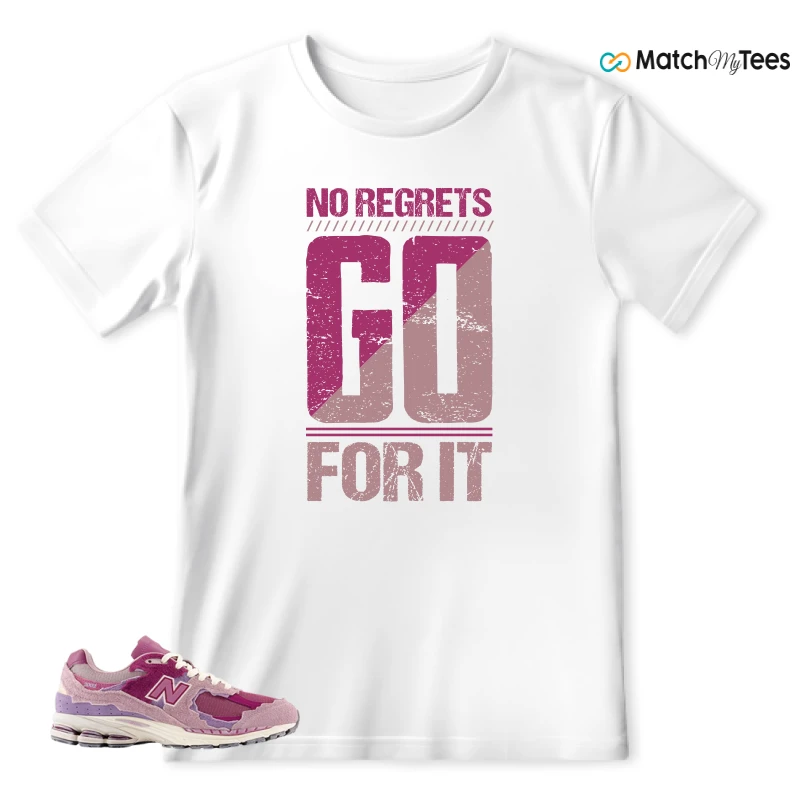 NEW BALANCE 2002R PROTECTION PACK PINK SNEAKER Matching Tees t-shirt